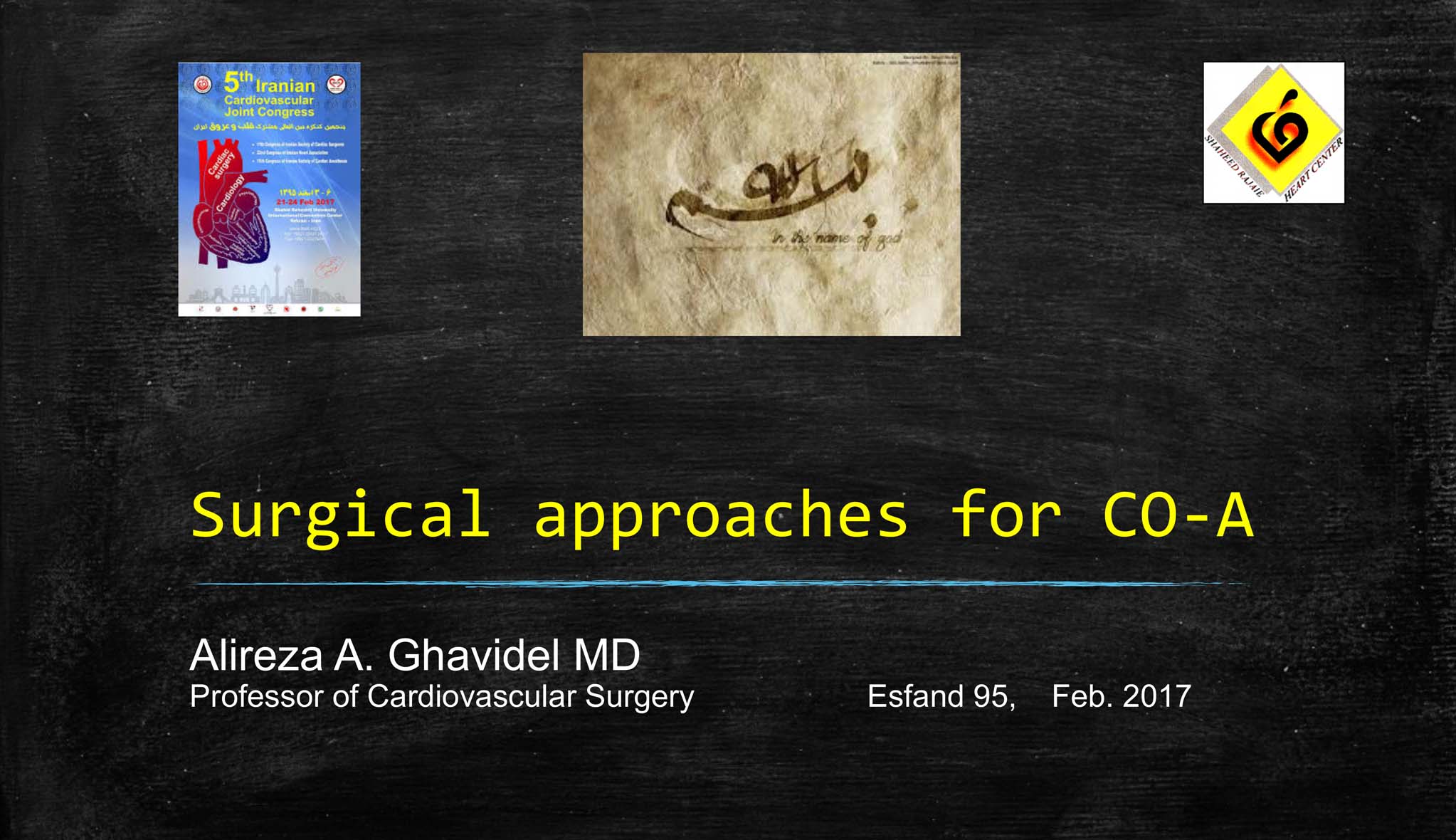 Surgical approaches for CO-A
