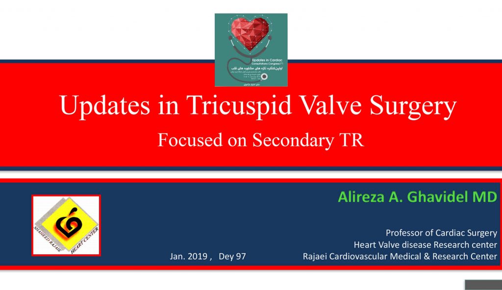 Updates in Tricuspid Valve Surgery Focused on Secondary TR