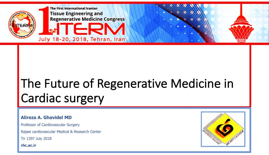 The Future of Regenerative Medicine in Cardiac surgery