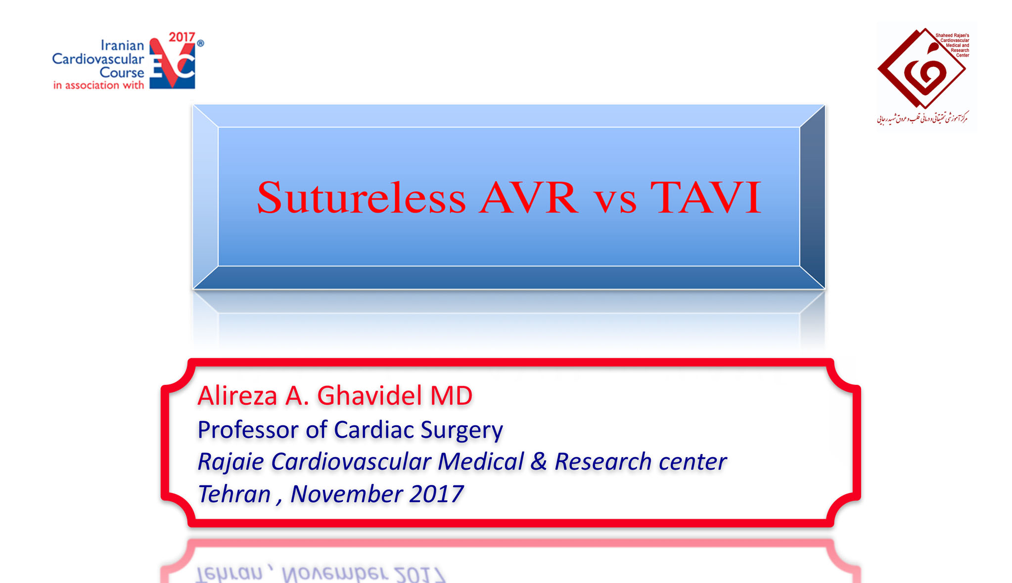 Sutureless AVR vs TAVI