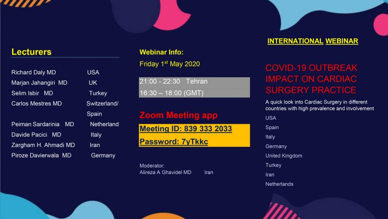 COVID-19 OUTBREAK IMPACT ON CARDIAC SURGERY PRACTICE